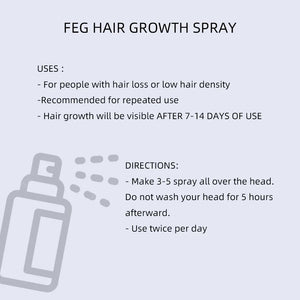 FEG Plus Hair Spray (IMPORTED FROM USA)