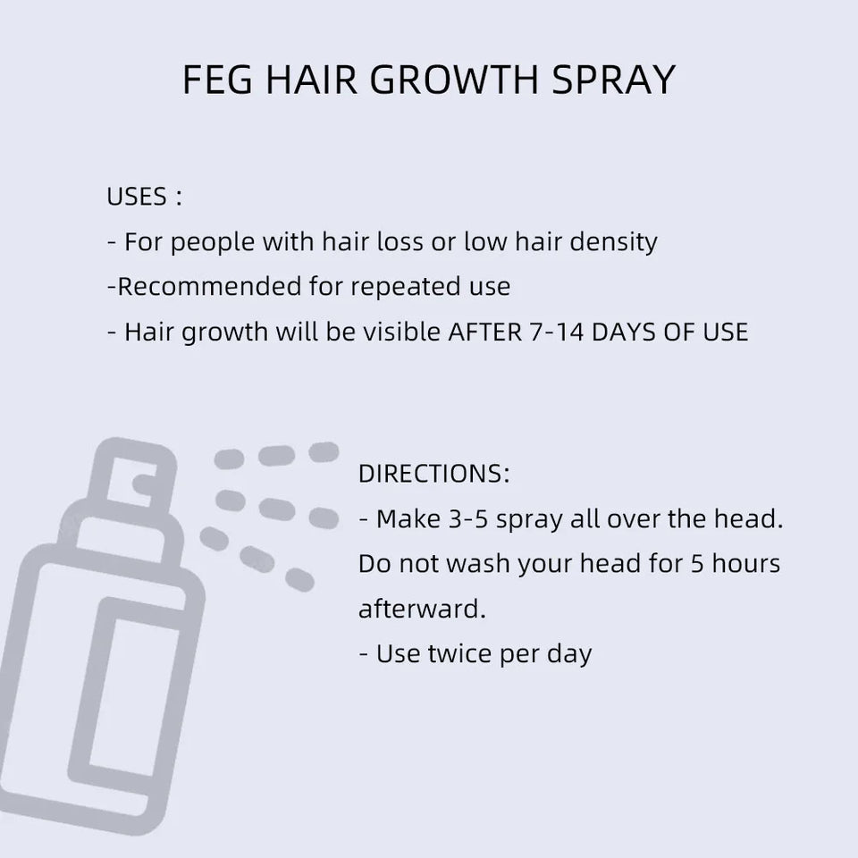 FEG Plus Hair Spray (IMPORTED FROM USA)